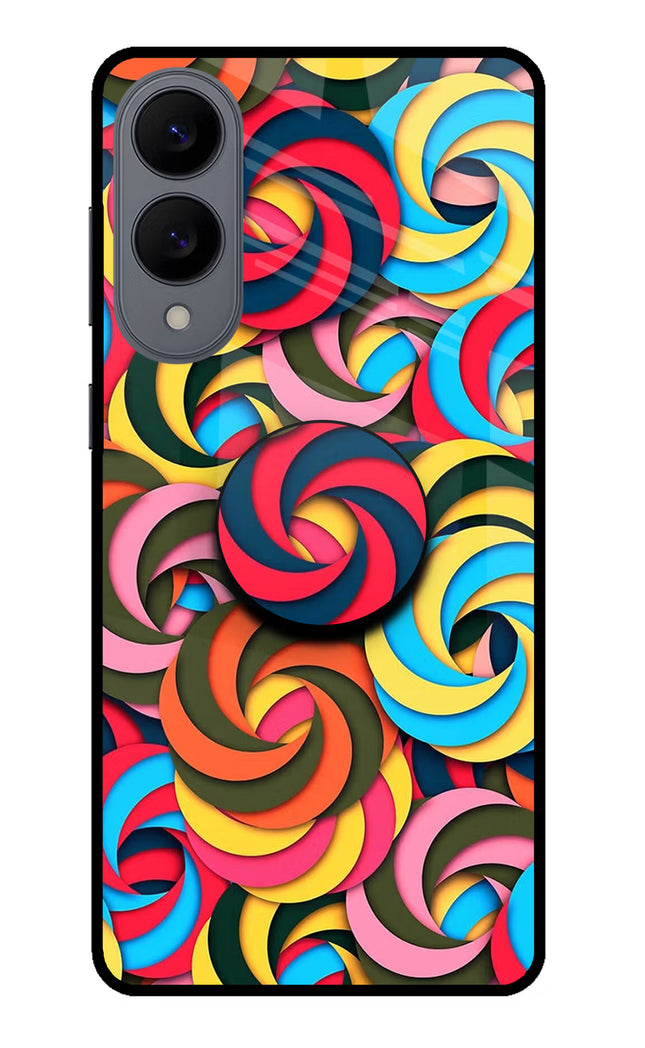 Spiral Pattern Samsung S25 Edge Pop Case by Casekaro