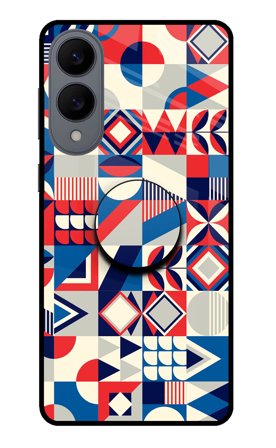 Colorful Pattern Samsung S25 Edge Pop Case by Casekaro