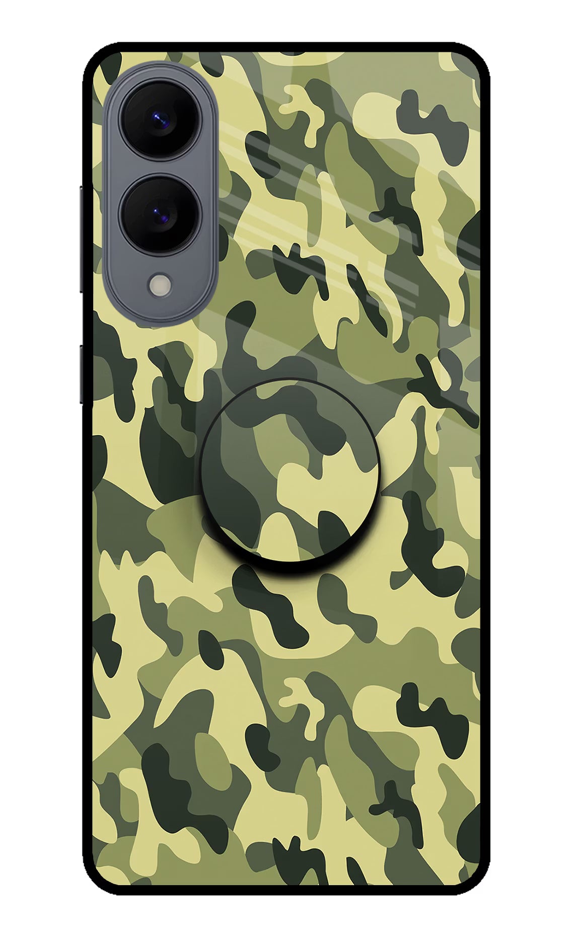 Camouflage Samsung S25 Edge Pop Case by Casekaro