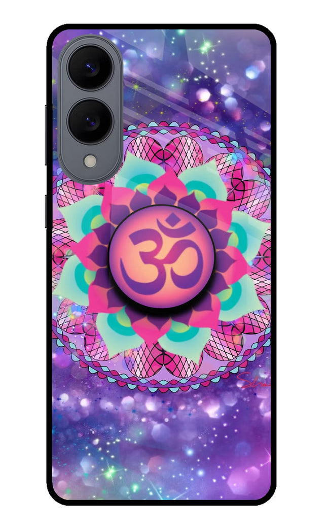 Om Purple Samsung S25 Edge Pop Case by Casekaro