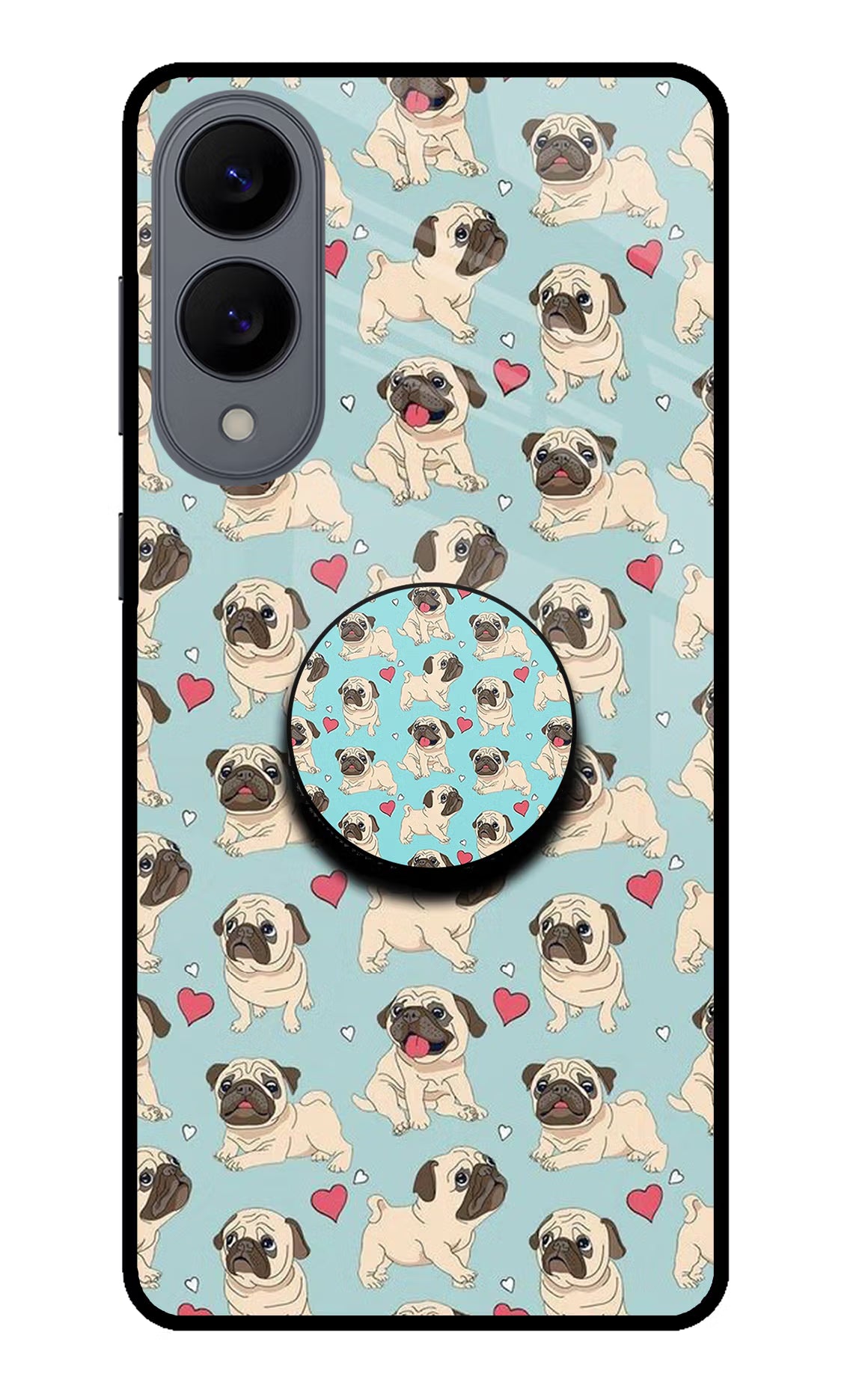 Pug Dog Samsung S25 Edge Pop Case by Casekaro