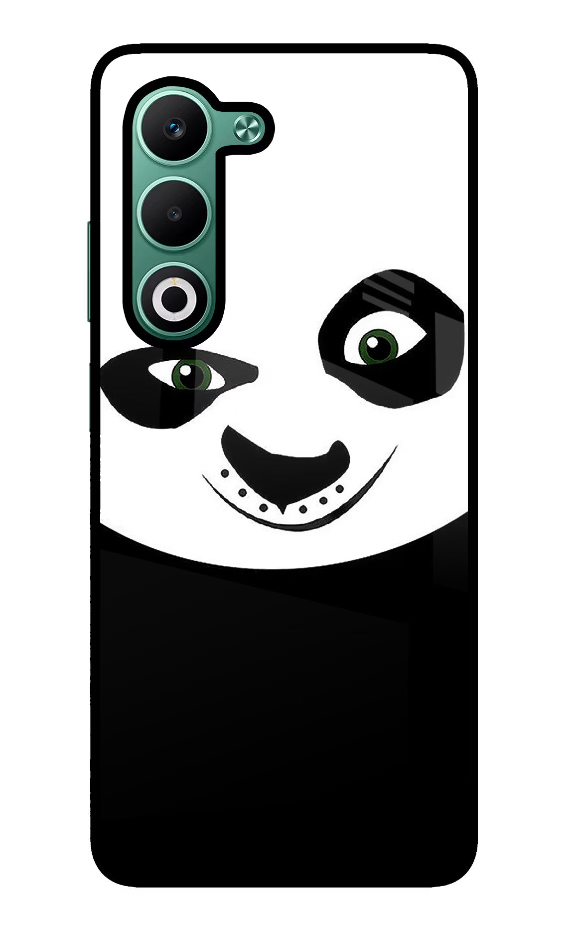 Panda Oppo A5 5G Glass Case Back Cover by Casekaro
