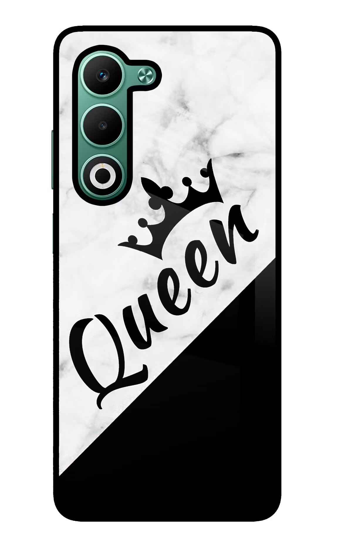 Queen Oppo A5 5G Glass Case Back Cover by Casekaro