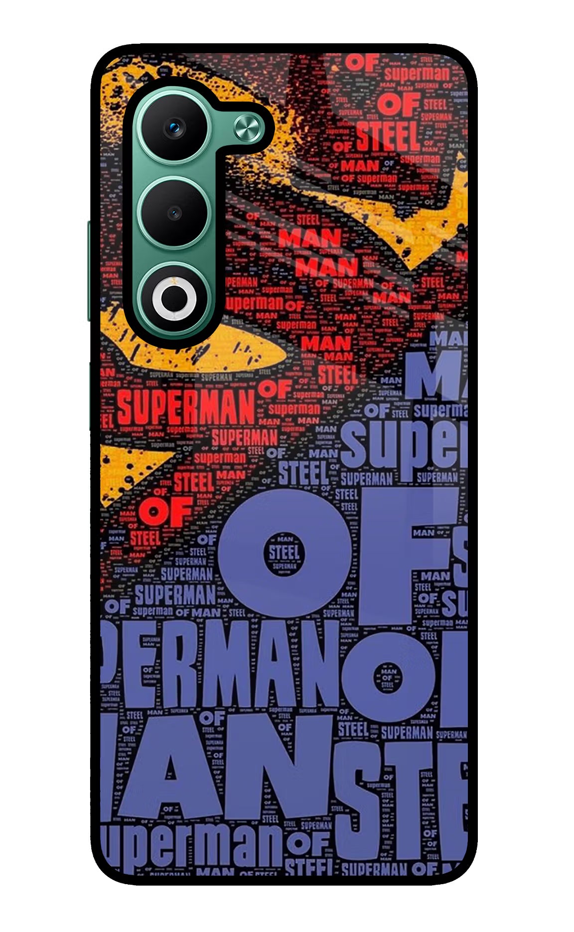 Superman Oppo A5 5G Glass Case Back Cover by Casekaro
