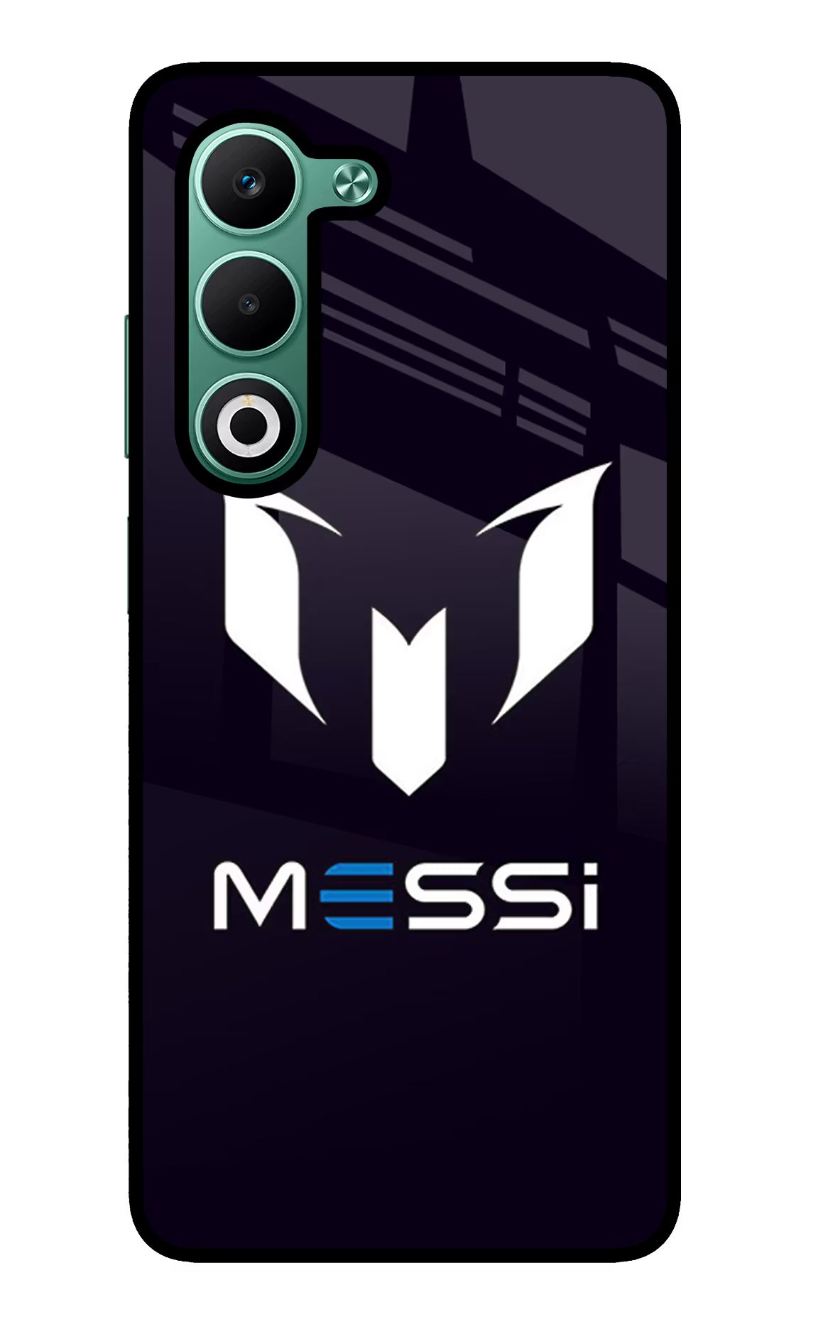 Messi Logo Oppo A5 5G Glass Case Back Cover by Casekaro