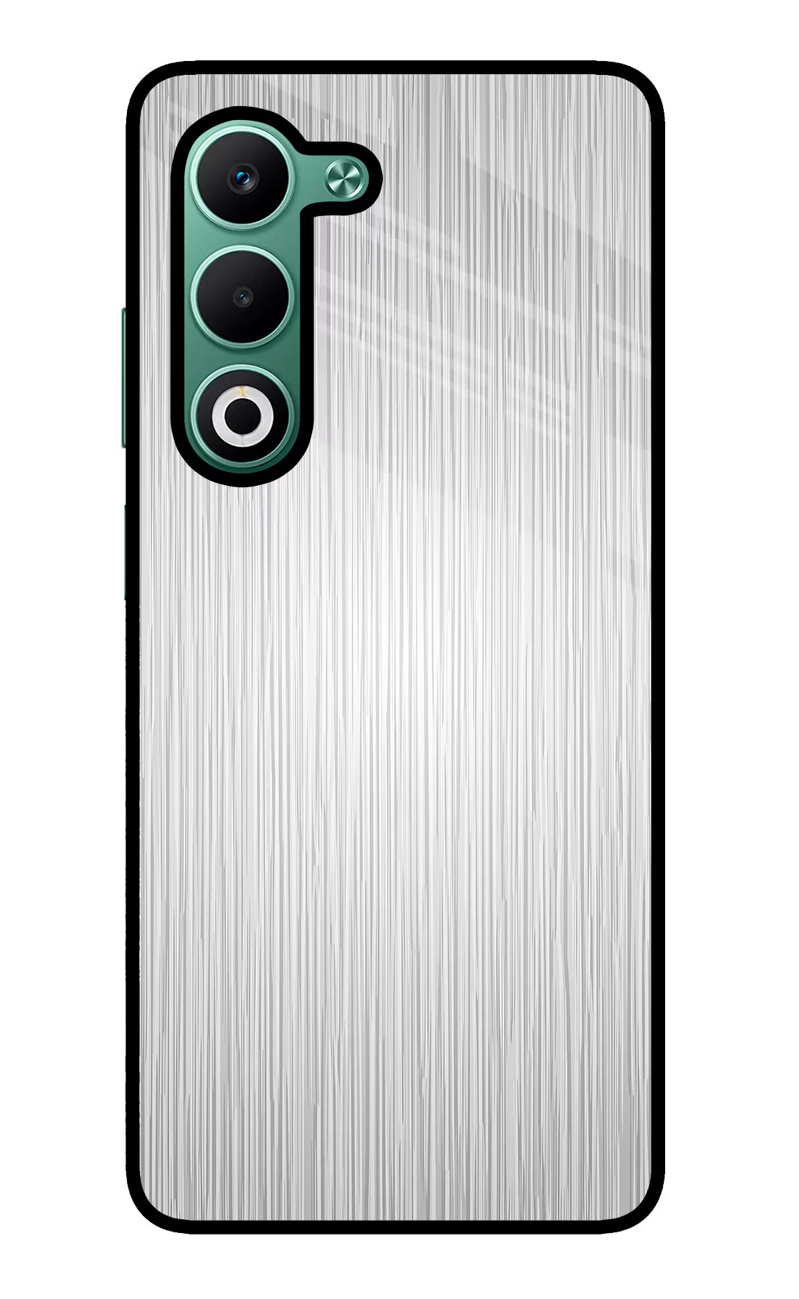 Wooden Grey Texture Oppo A5 5G Glass Case Back Cover by Casekaro