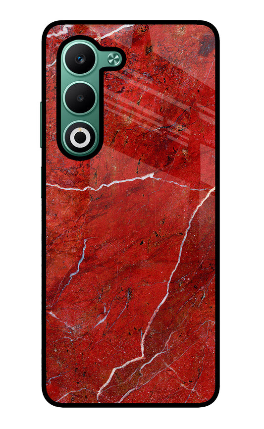 Red Marble Design Oppo A5 5G Glass Case