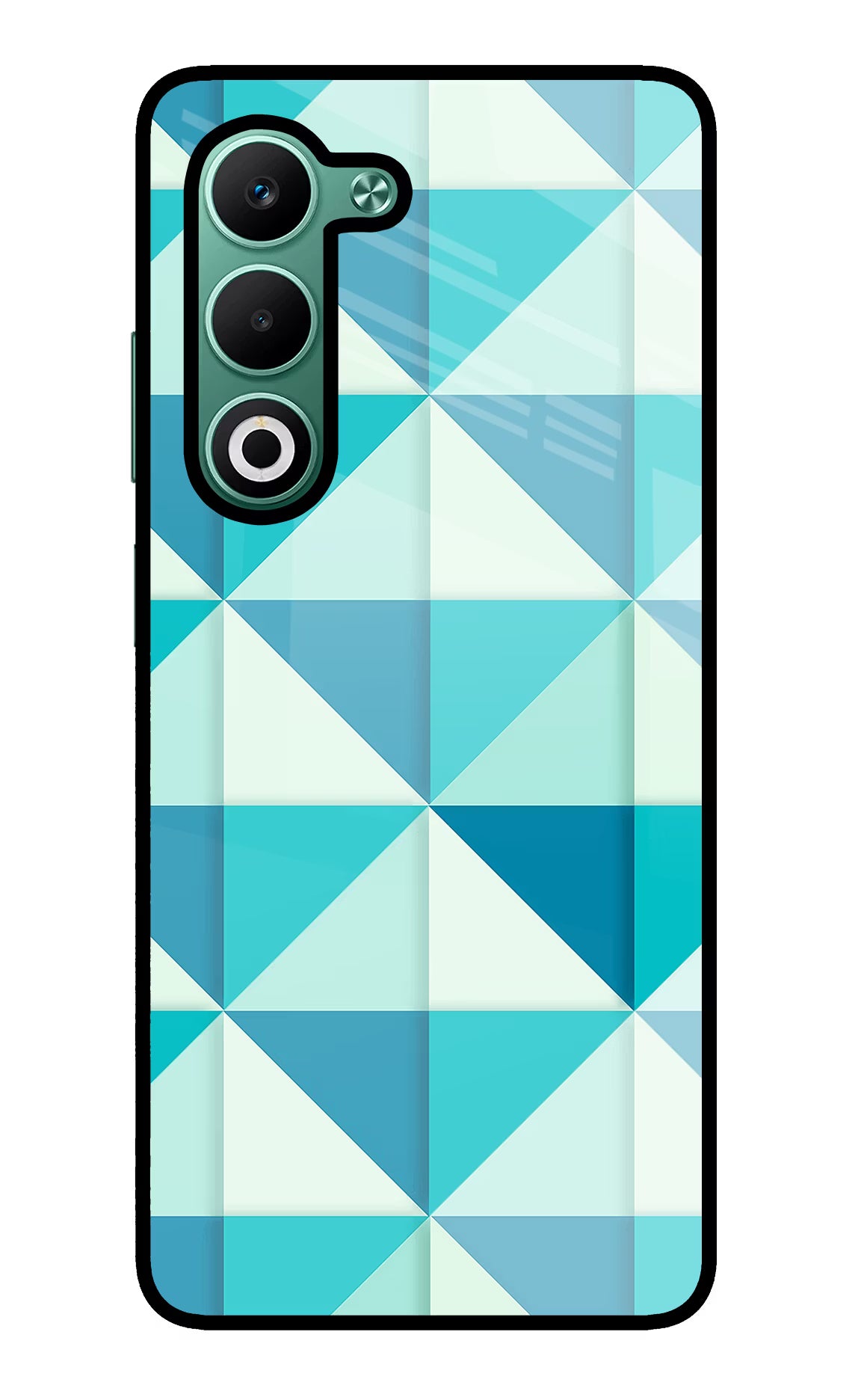Abstract Oppo A5 5G Glass Case Back Cover by Casekaro