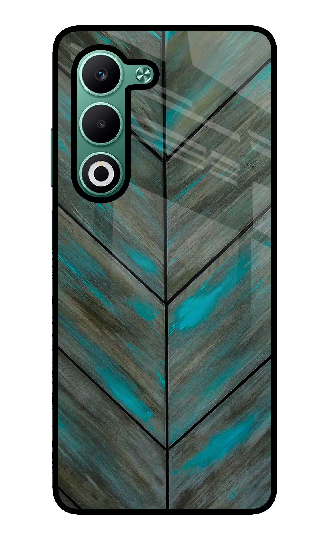 Pattern Oppo A5 5G Glass Case Back Cover by Casekaro