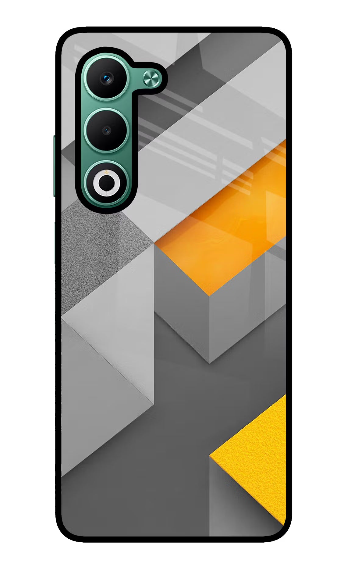 Abstract Oppo A5 5G Glass Case Back Cover by Casekaro