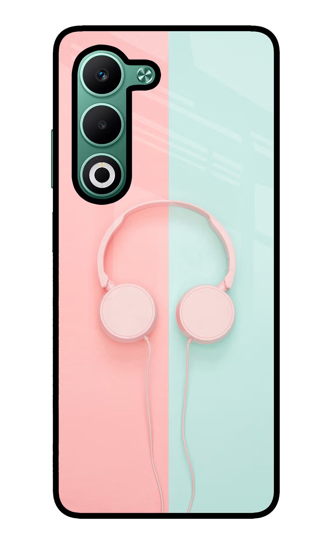 Music Lover Oppo A5 5G Glass Case Back Cover by Casekaro