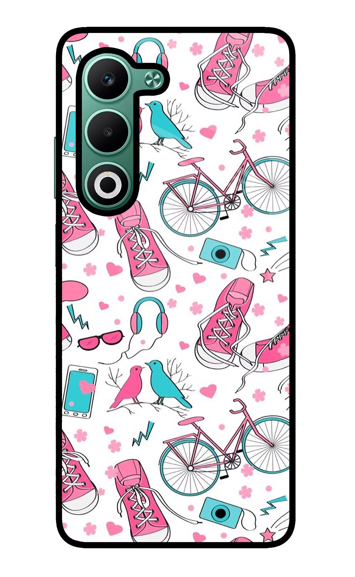 Artwork Oppo A5 5G Glass Case Back Cover by Casekaro