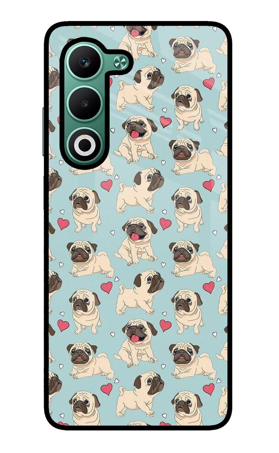 Pug Dog Oppo A5 5G Back Cover, Metal case