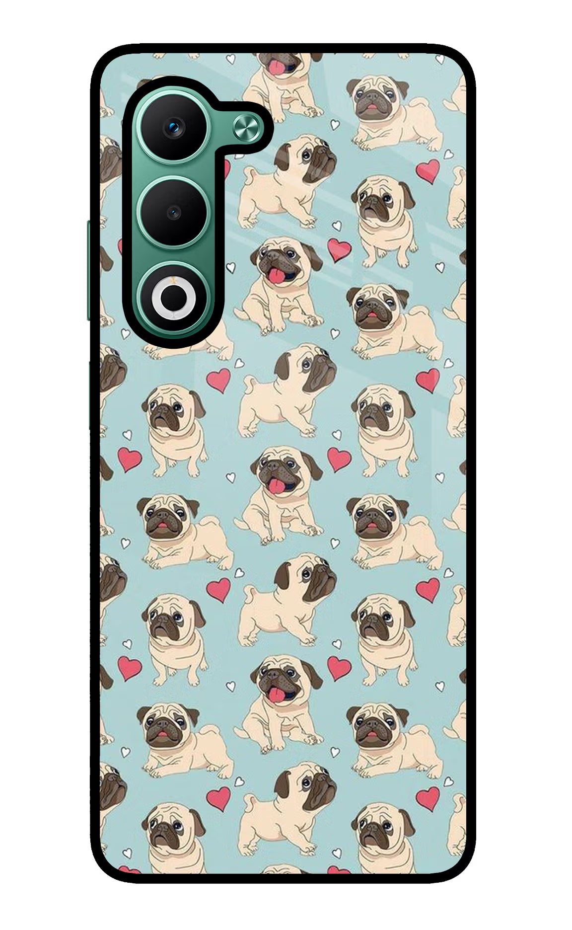 Pug Dog Oppo A5 5G Glass Case