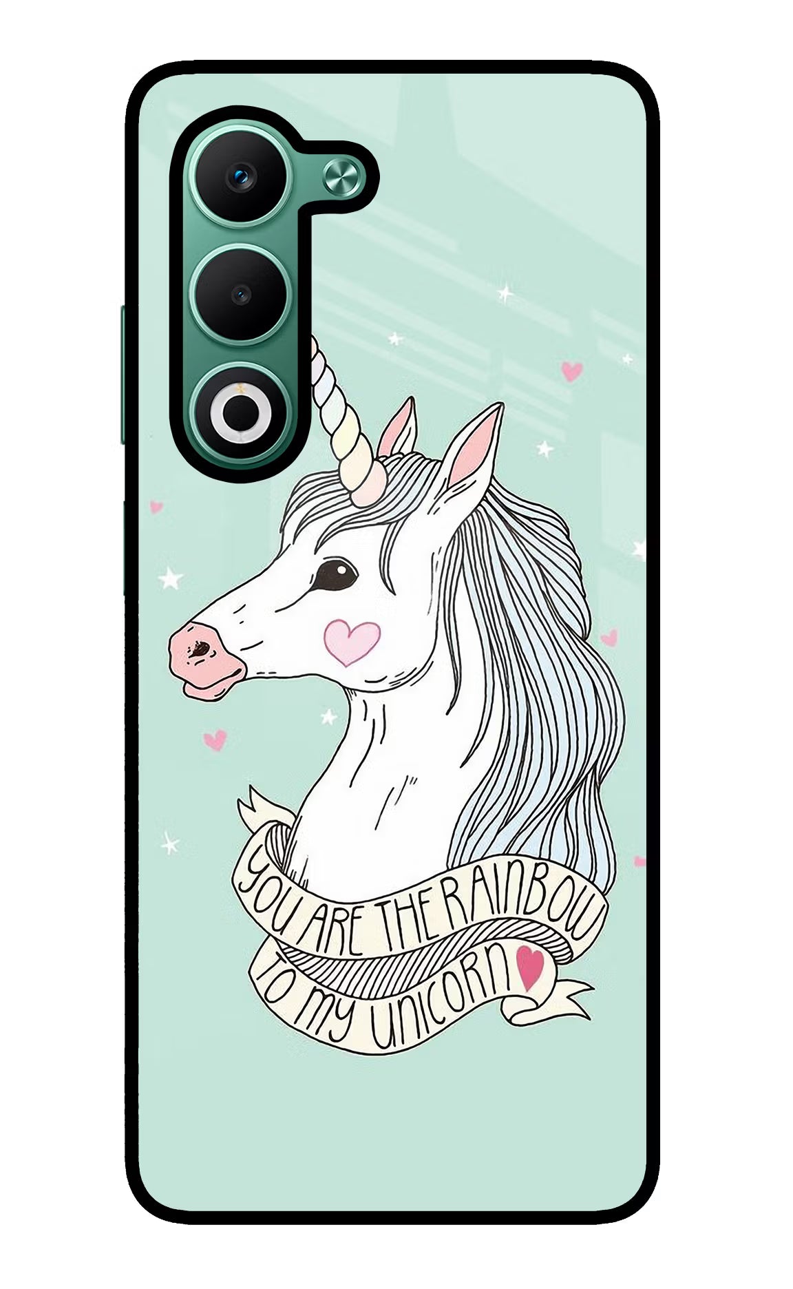 Unicorn Wallpaper Oppo A5 5G Glass Case Back Cover by Casekaro