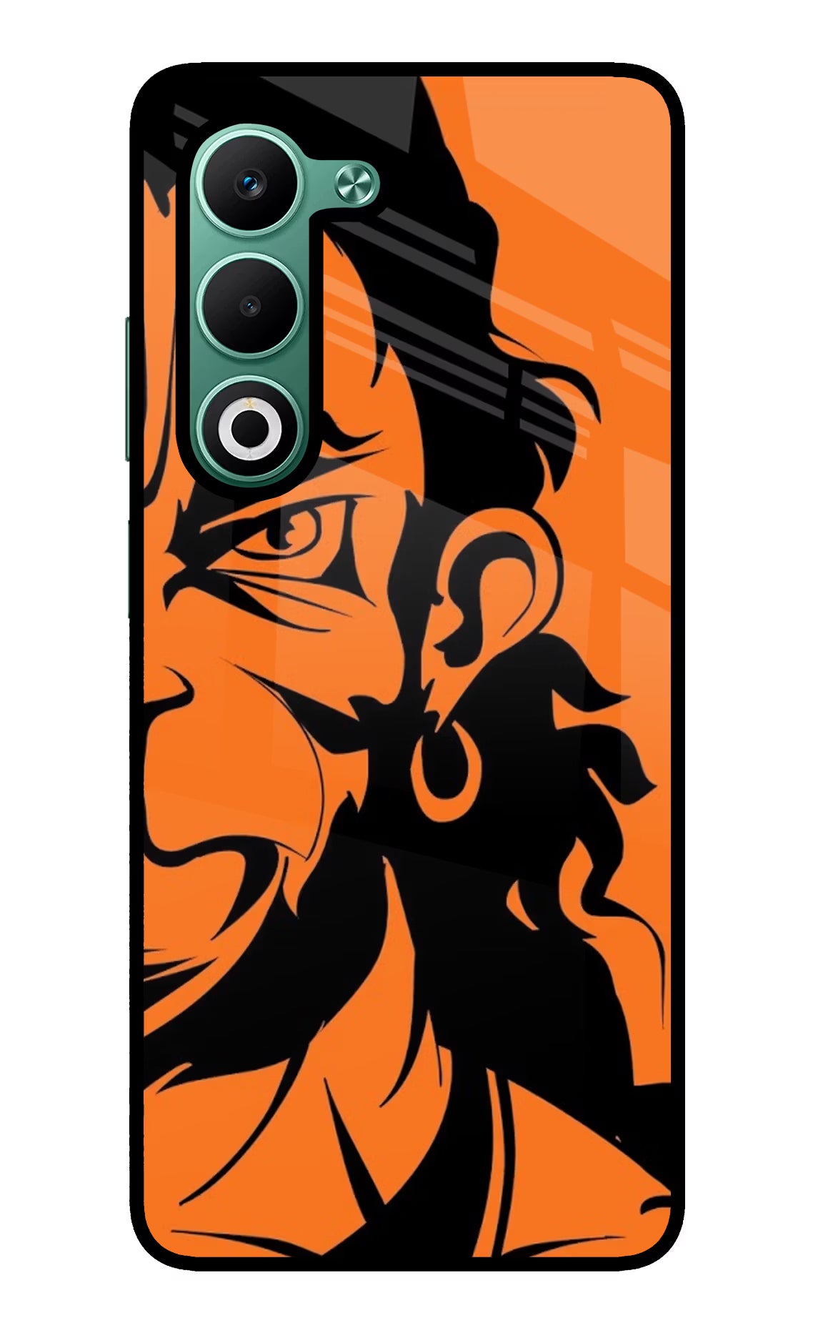 Hanuman Oppo A5 5G Glass Case Back Cover by Casekaro