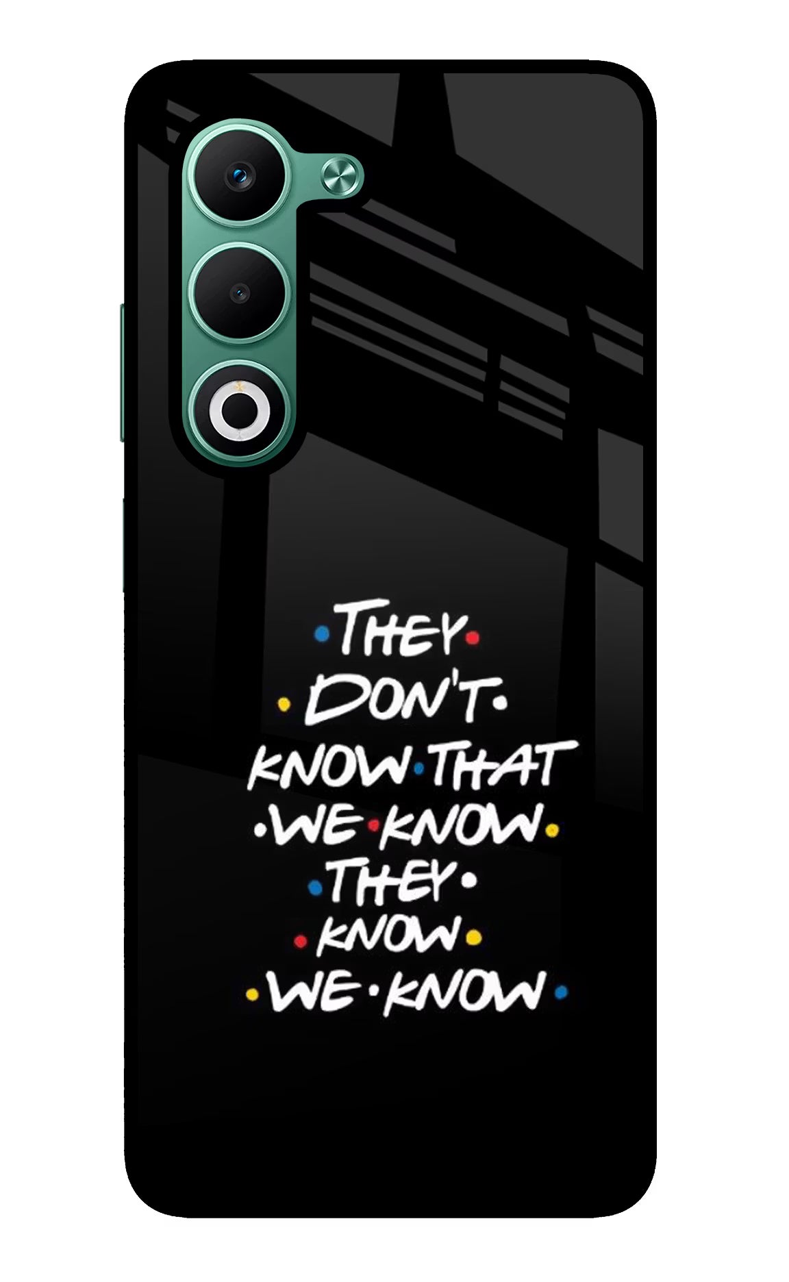 FRIENDS Dialogue Oppo A5 5G Glass Case