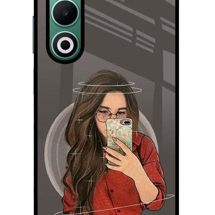 Selfie Queen Oppo A5 5G Glass Case Back Cover by Casekaro