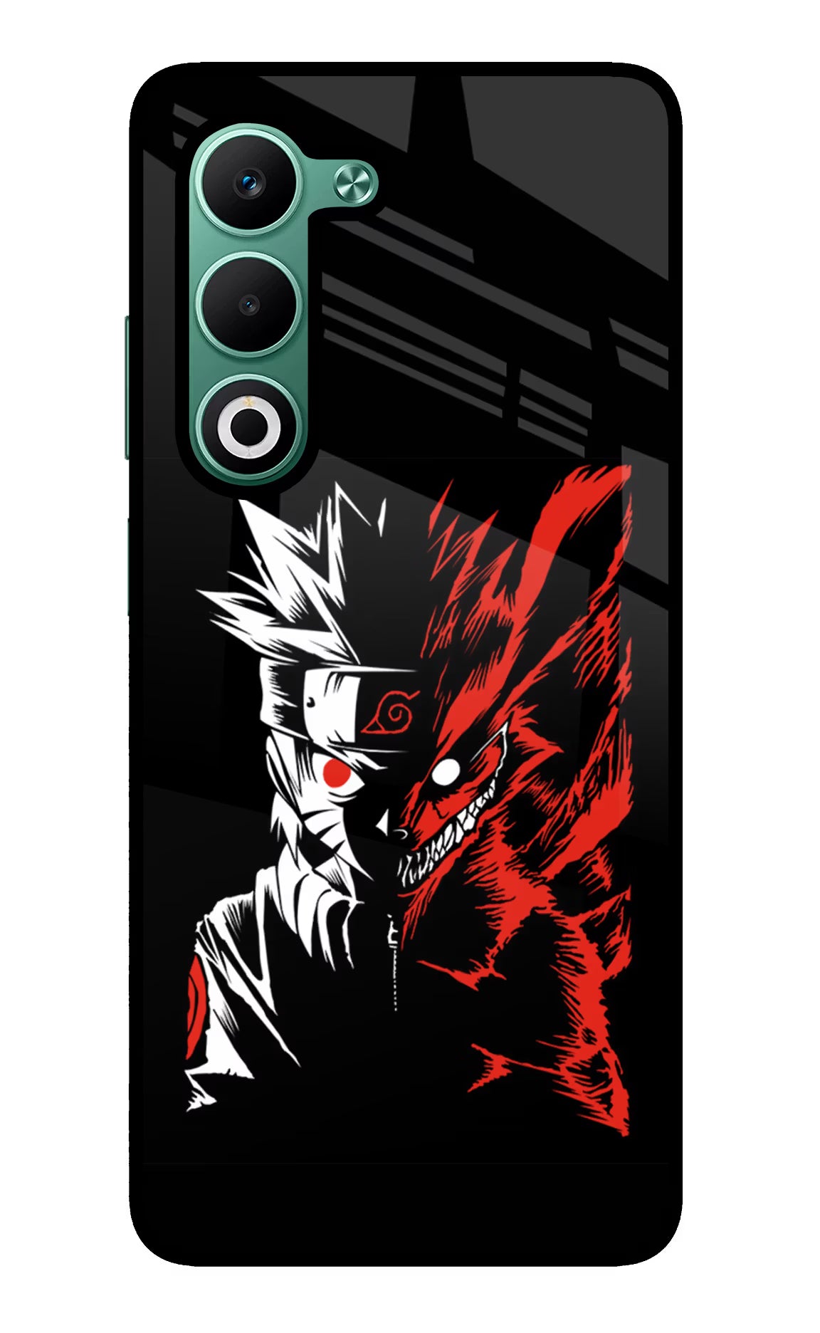 Naruto Two Face Oppo A5 5G Glass Case Back Cover by Casekaro