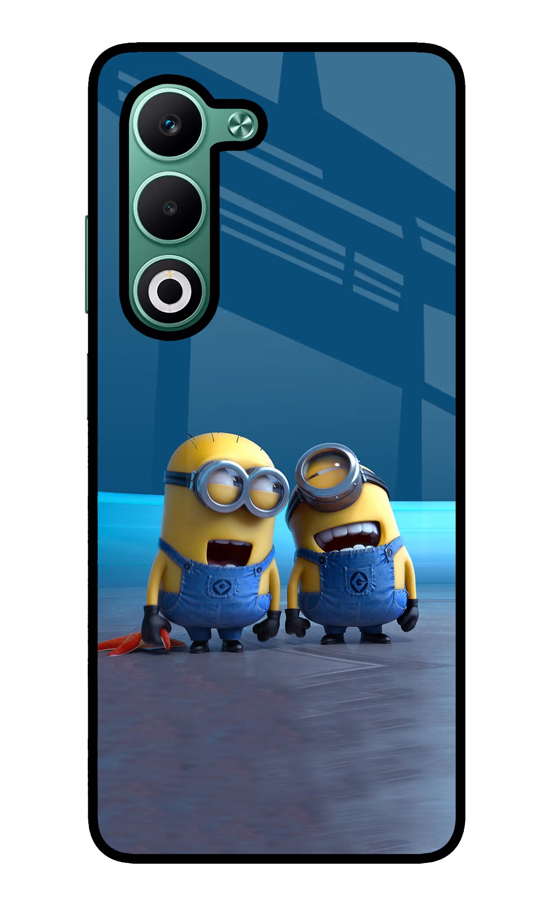 Minion Laughing Oppo A5 5G Glass Case
