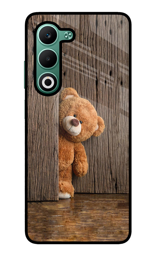 Teddy Wooden Oppo A5 5G Glass Case