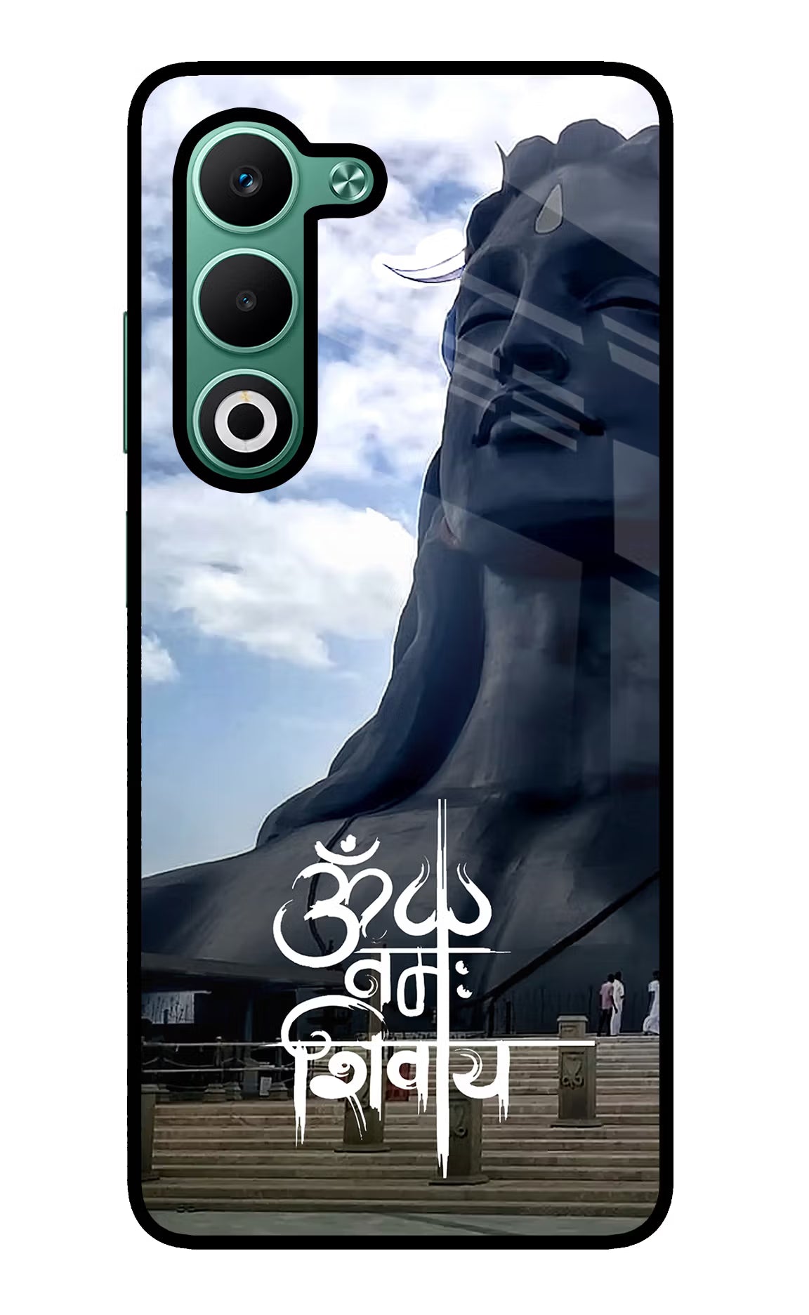 Om Namah Shivay Oppo A5 5G Glass Case Back Cover by Casekaro