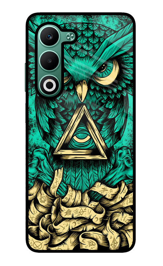Green Owl Oppo A5 5G Glass Case