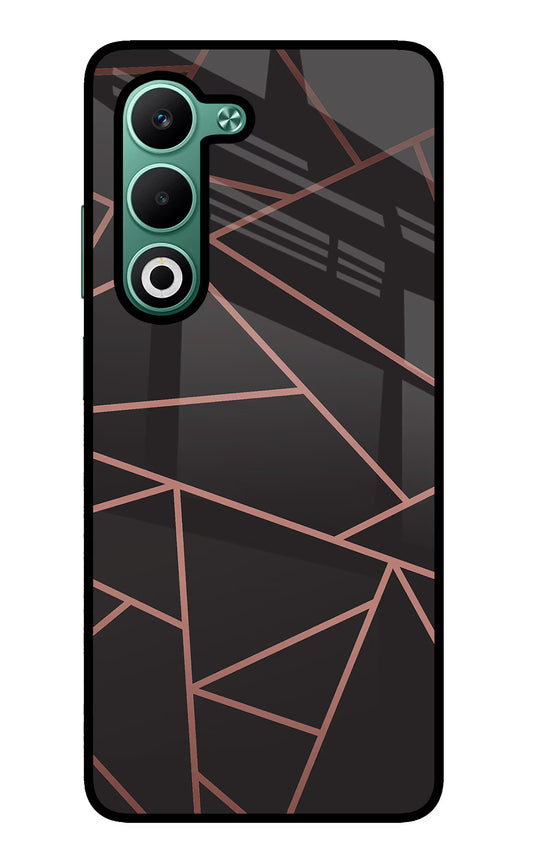 Geometric Pattern Oppo A5 5G Glass Case