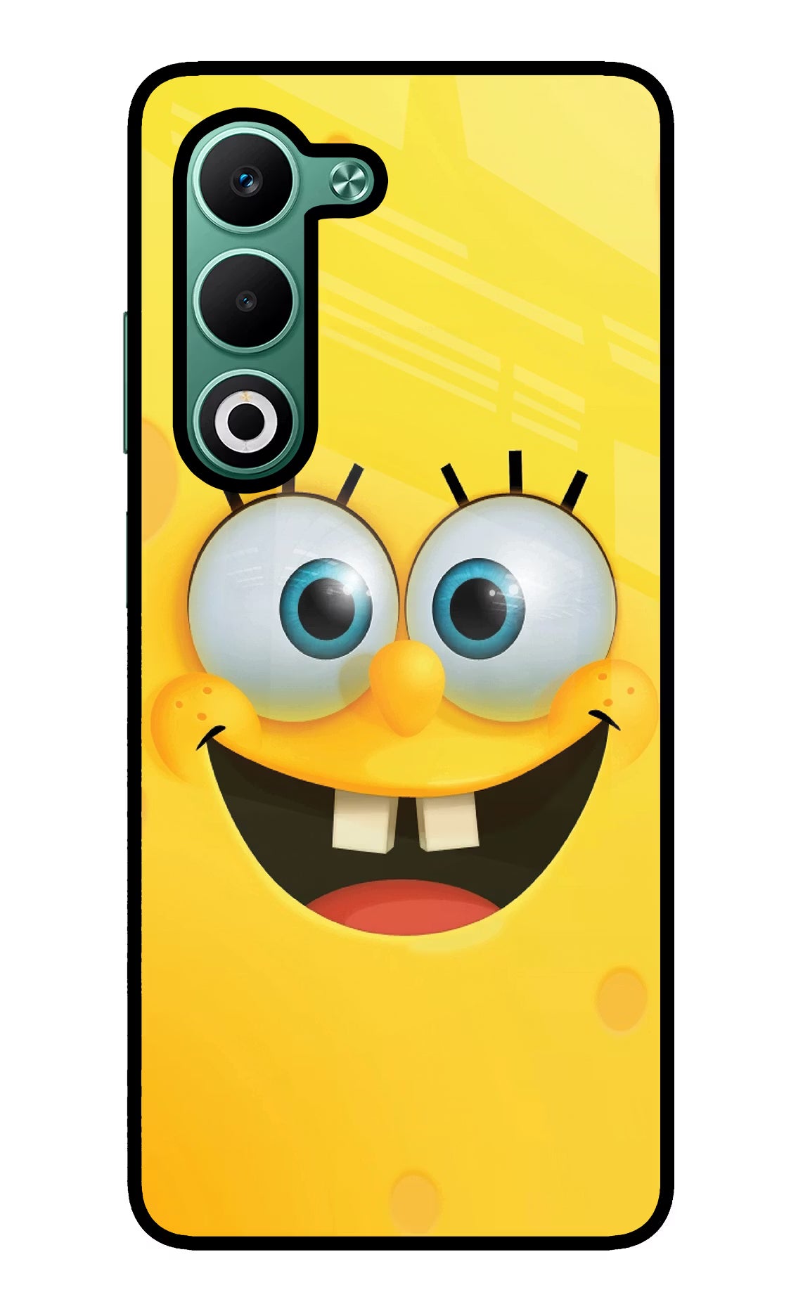 Sponge 1 Oppo A5 5G Glass Case Back Cover by Casekaro