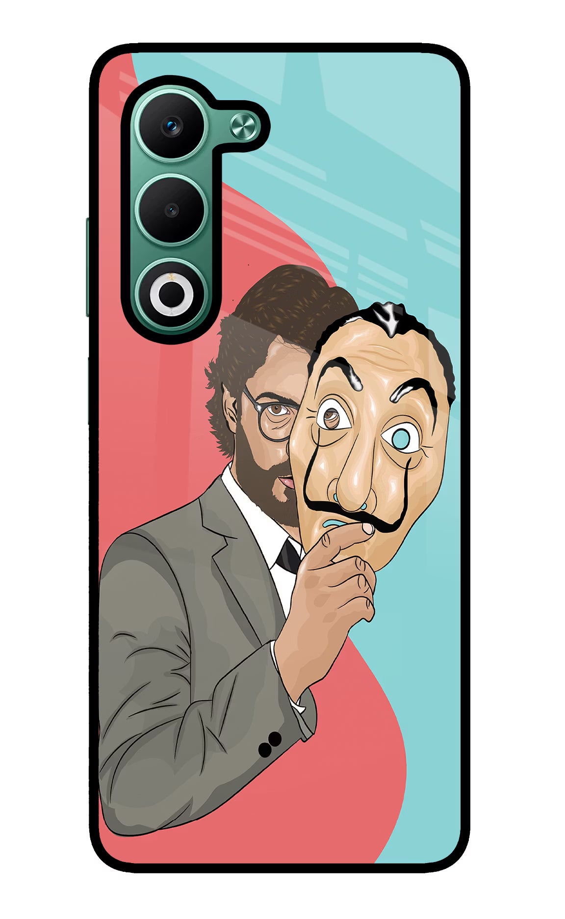 Professor Oppo A5 5G Glass Case Back Cover by Casekaro