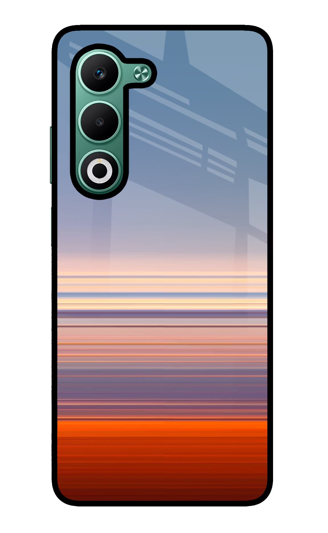 Morning Colors Oppo A5 5G Glass Case Back Cover by Casekaro
