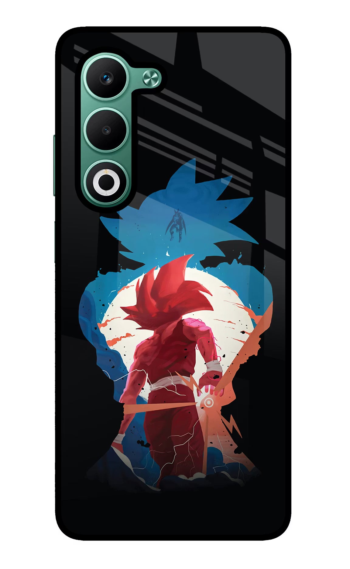 Goku Oppo A5 5G Glass Case Back Cover by Casekaro