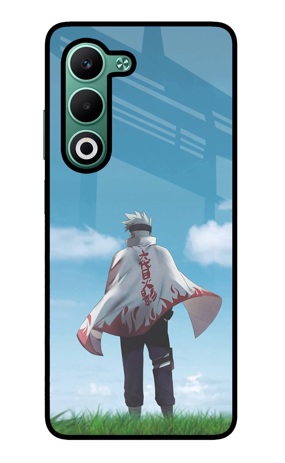 Kakashi Oppo A5 5G Glass Case Back Cover by Casekaro