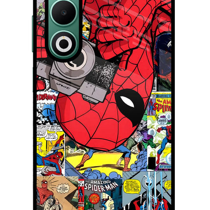 Spider Man Oppo A5 5G Glass Case Back Cover by Casekaro