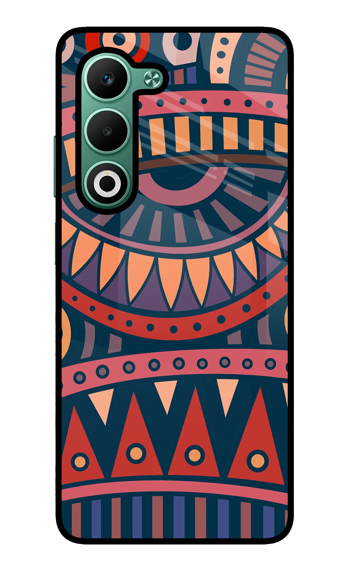 African Culture Design Oppo A5 5G Glass Case Back Cover by Casekaro
