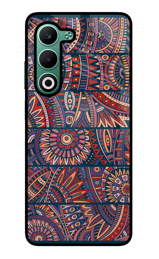 African Culture Design Oppo A5 5G Glass Case