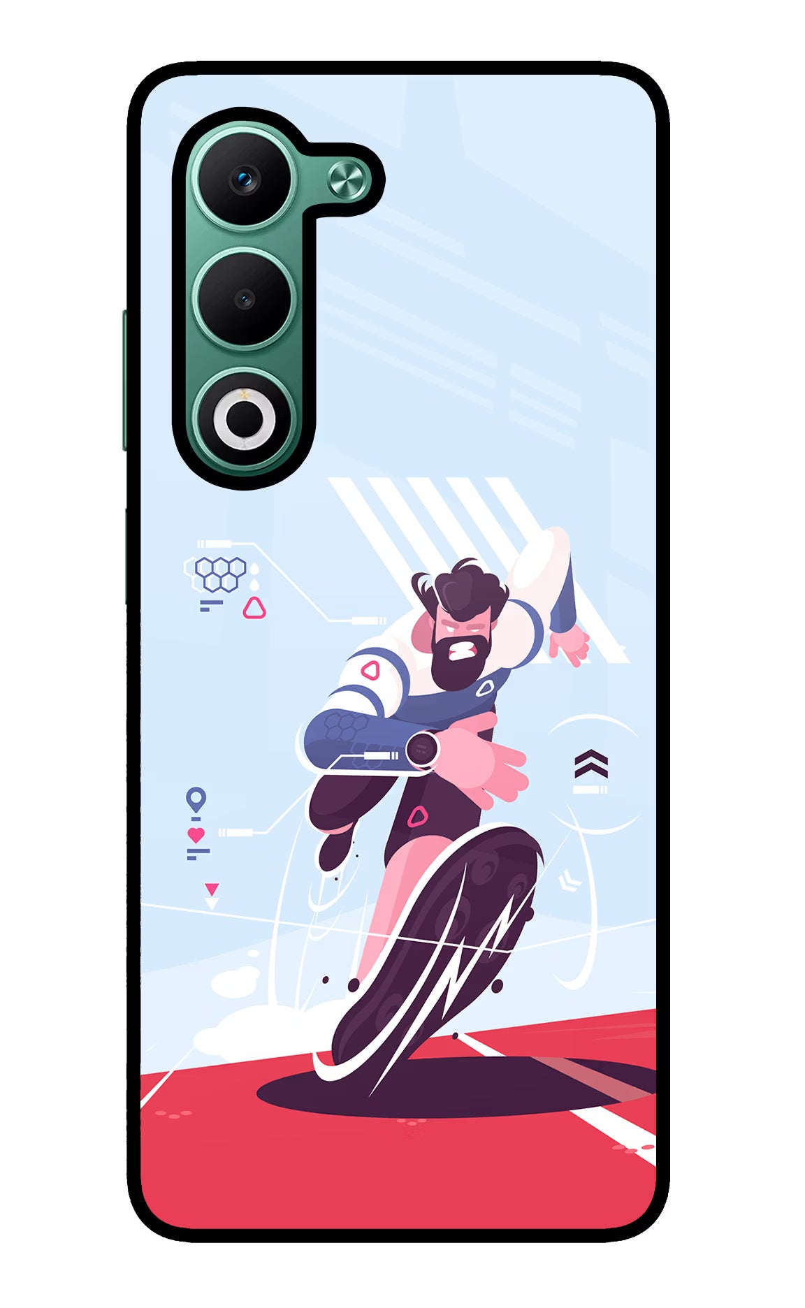 Run Pro Oppo A5 5G Glass Case