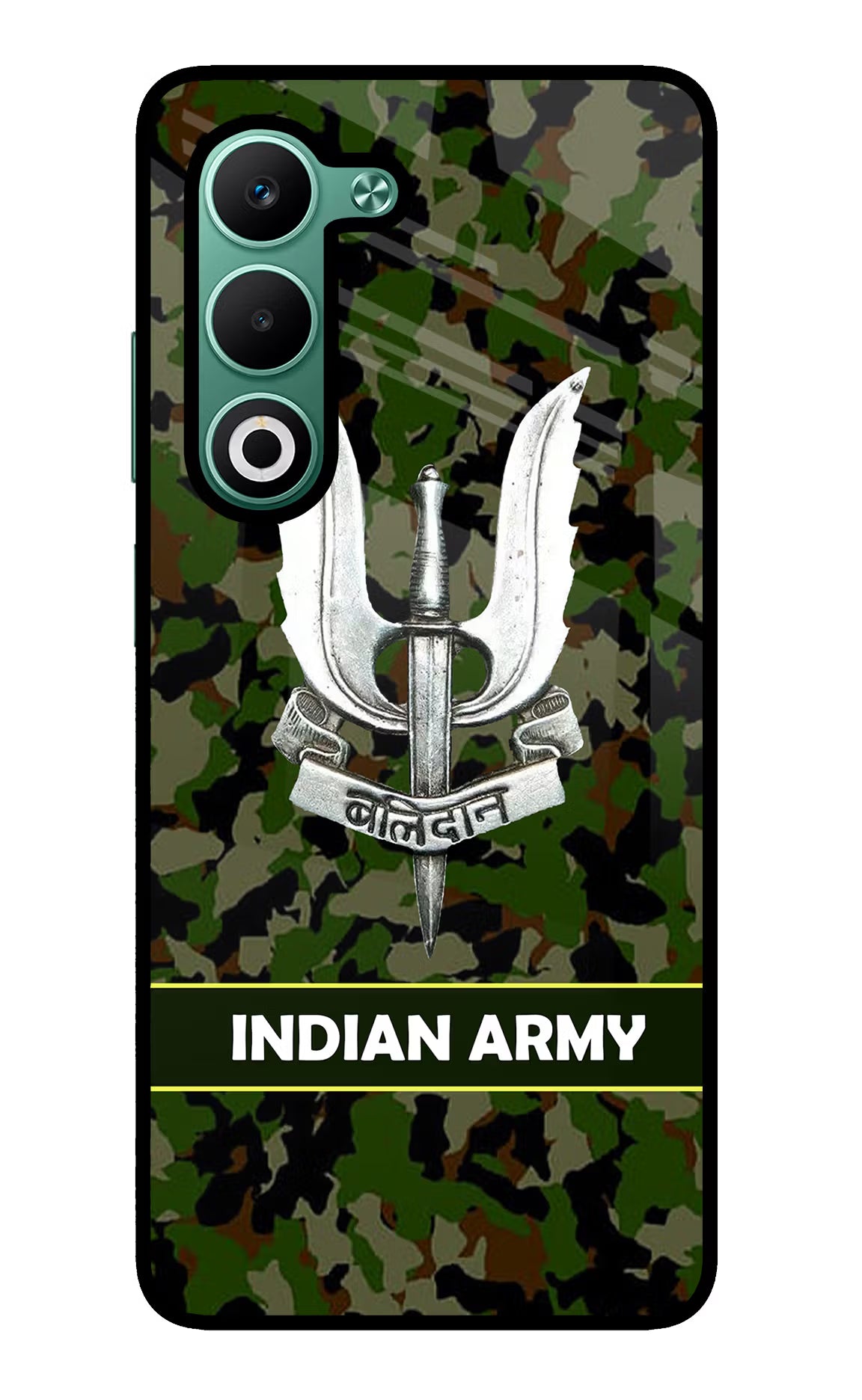 Balidan Indian Logo Oppo A5 5G Glass Case Back Cover by Casekaro