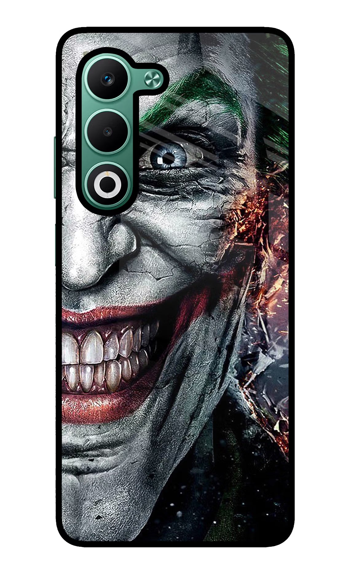 Joker Cam Oppo A5 5G Glass Case Back Cover by Casekaro
