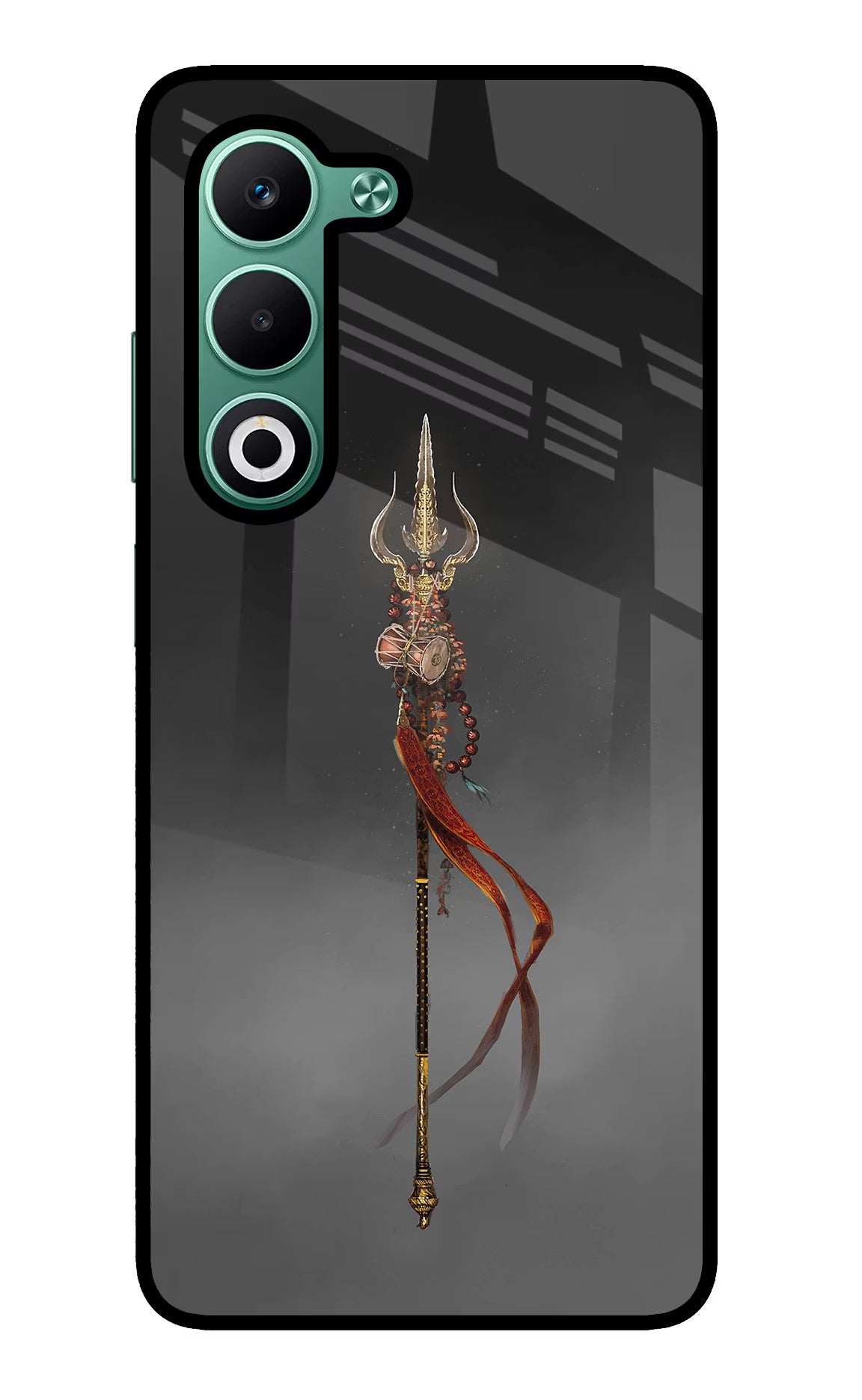 Shiv Trishul Oppo A5 5G Glass Case Back Cover by Casekaro