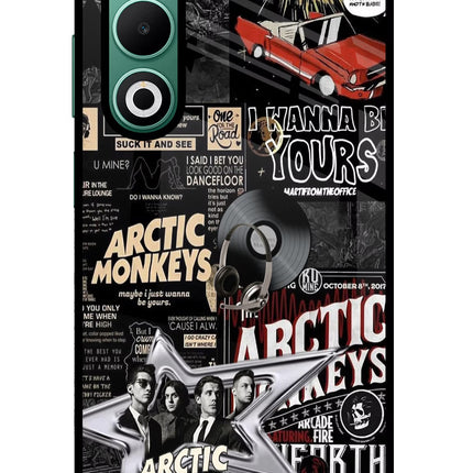 Arctic Monkeys Oppo A5 5G Glass Case Back Cover by Casekaro