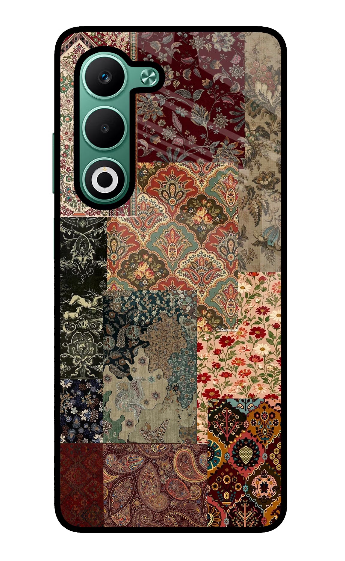 Desi Print Oppo A5 5G Glass Case Back Cover by Casekaro
