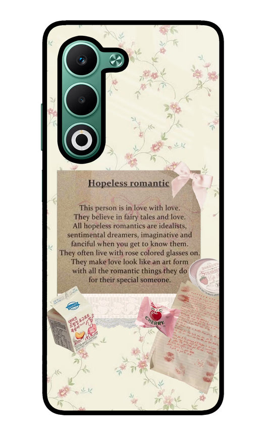 Hopeless Romantic Oppo A5 5G Glass Case