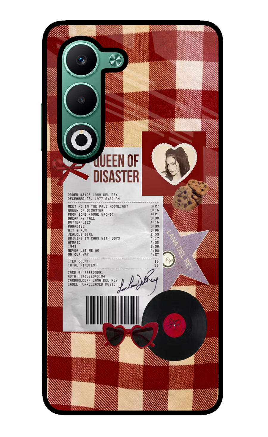Queen of Disaster Oppo A5 5G Back Cover, Glass case
