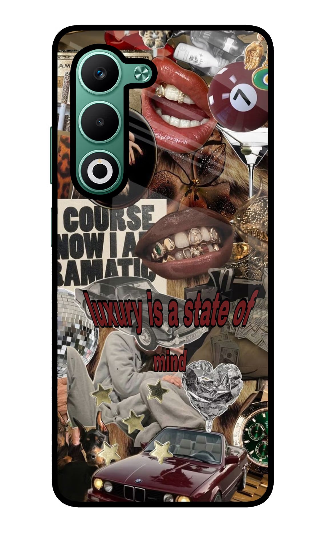 Luxury Oppo A5 5G Glass Case Back Cover by Casekaro