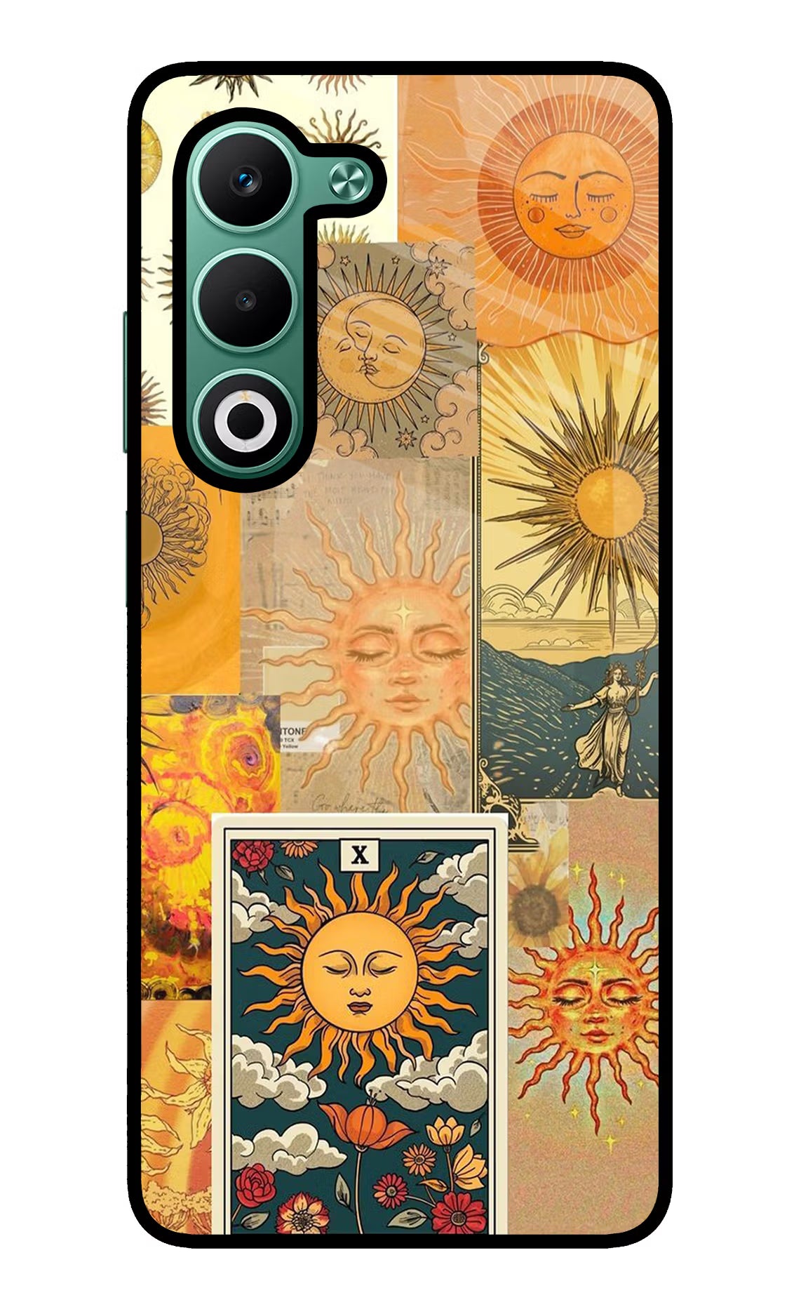 Sun Oppo A5 5G Glass Case Back Cover by Casekaro