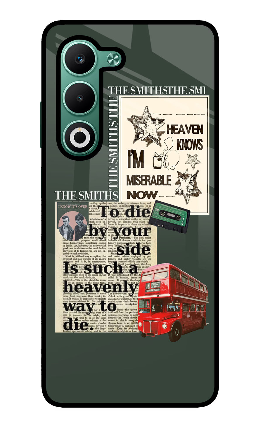 The Smiths Oppo A5 5G Back Cover, Glass case