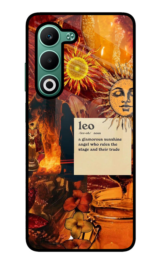 Leo Zodiac Oppo A5 5G Glass Case