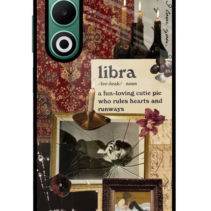 Libra Zodiac Oppo A5 5G Glass Case Back Cover by Casekaro