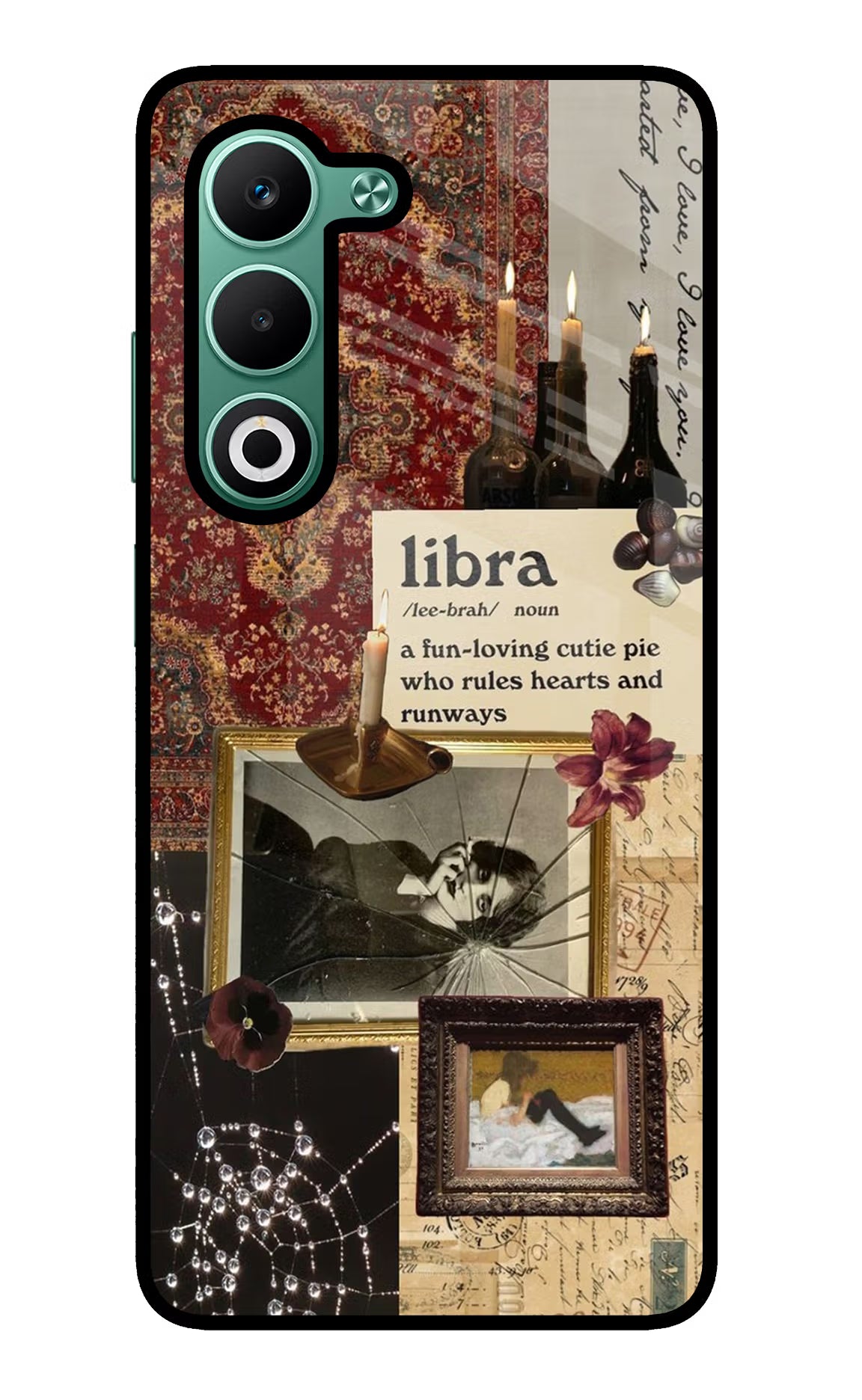 Libra Zodiac Oppo A5 5G Glass Case Back Cover by Casekaro